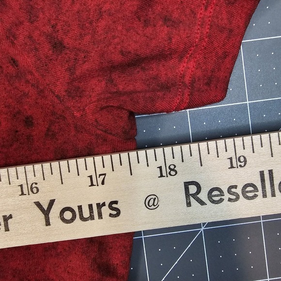 Harley Davidson Tshirt Womens Medium Orlando Red Skull Wings Biker Angel Sexy - Picture 7 of 8